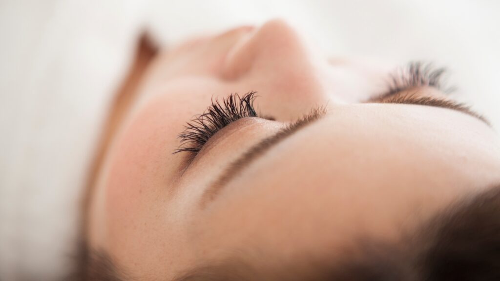 face after appointment with esthetician