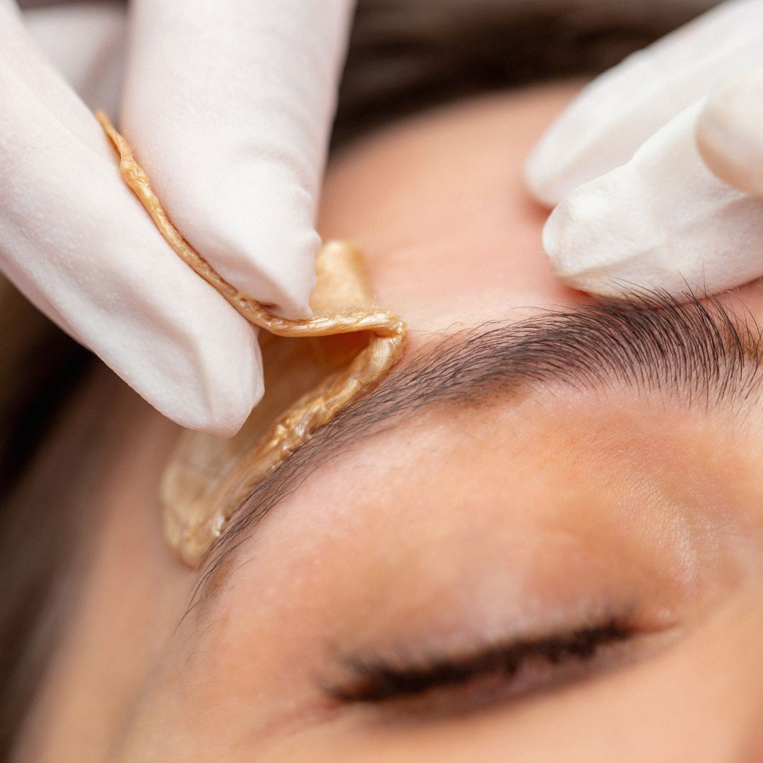 Eyebrow waxing
