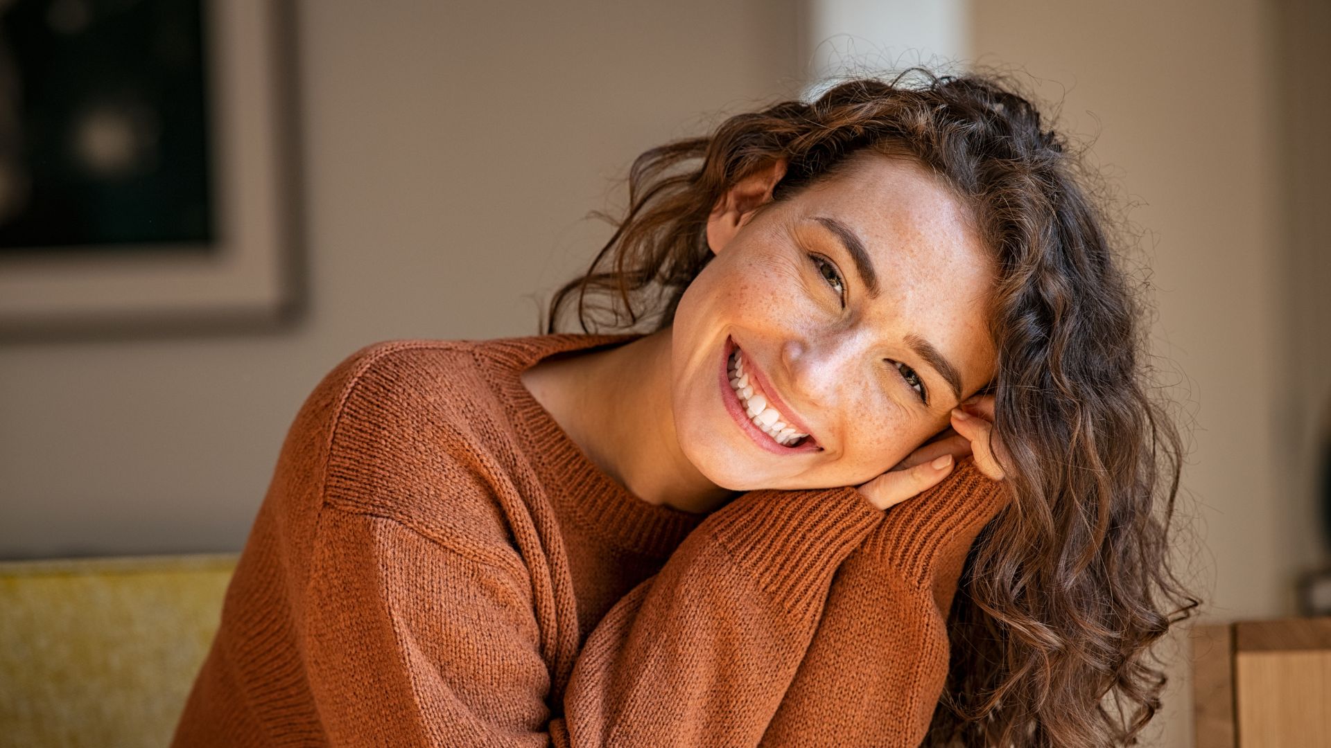 Smiling woman