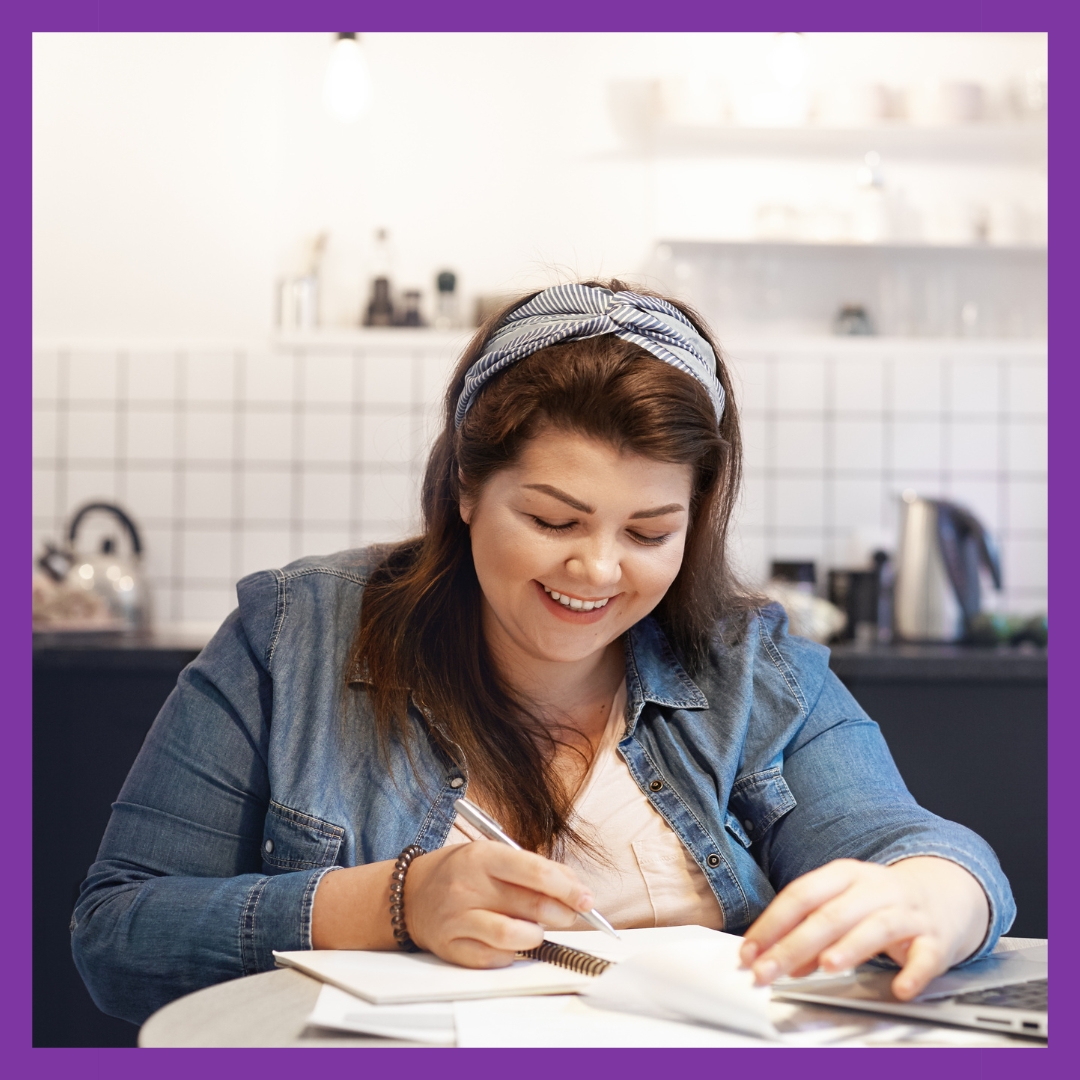 image of a student studying