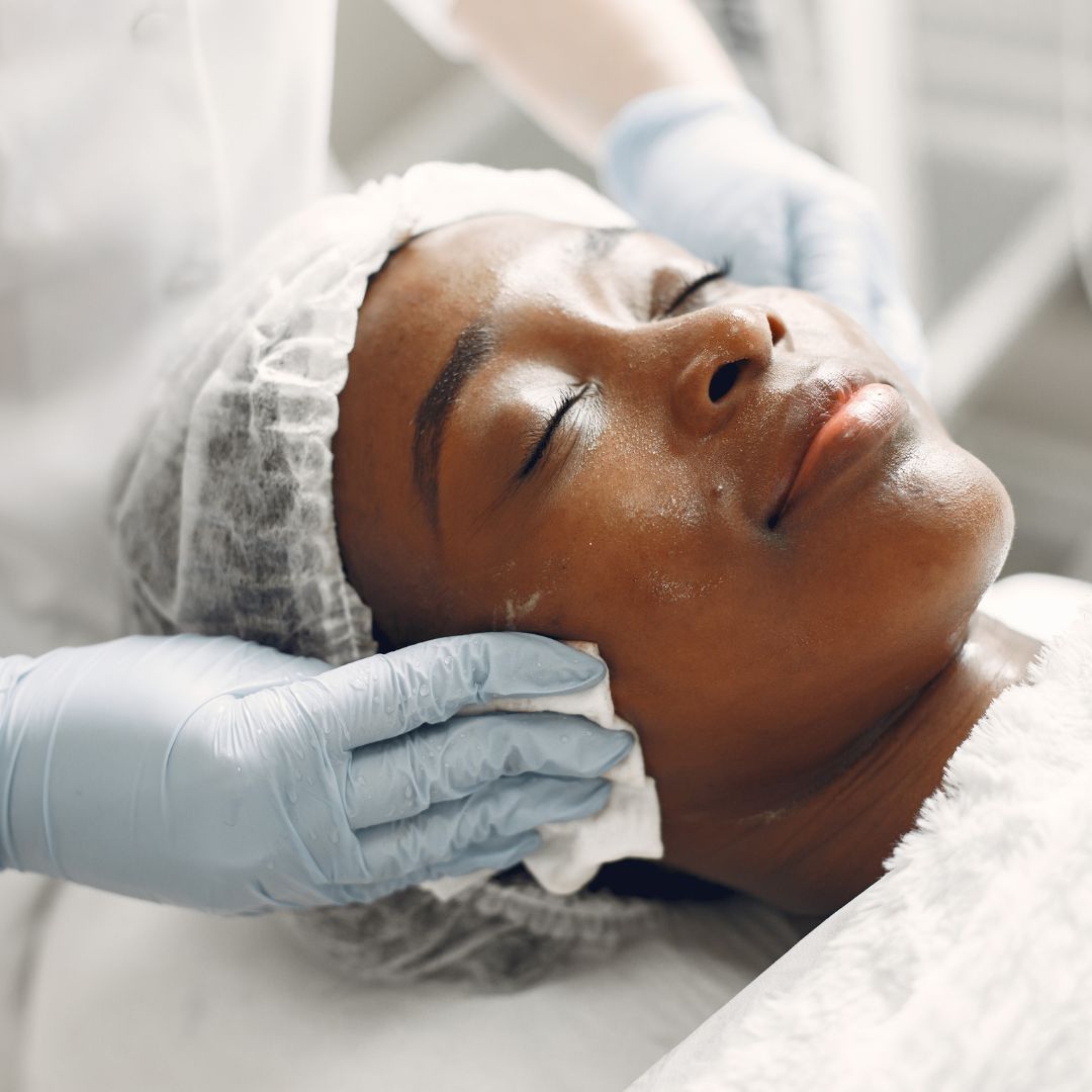 img of a facial