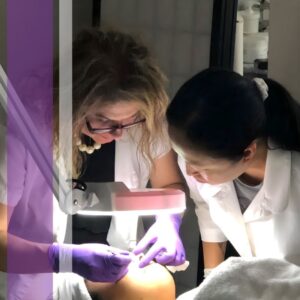 instructor teaching a student