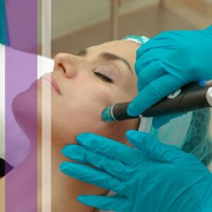 Woman Having a Facial Treatment